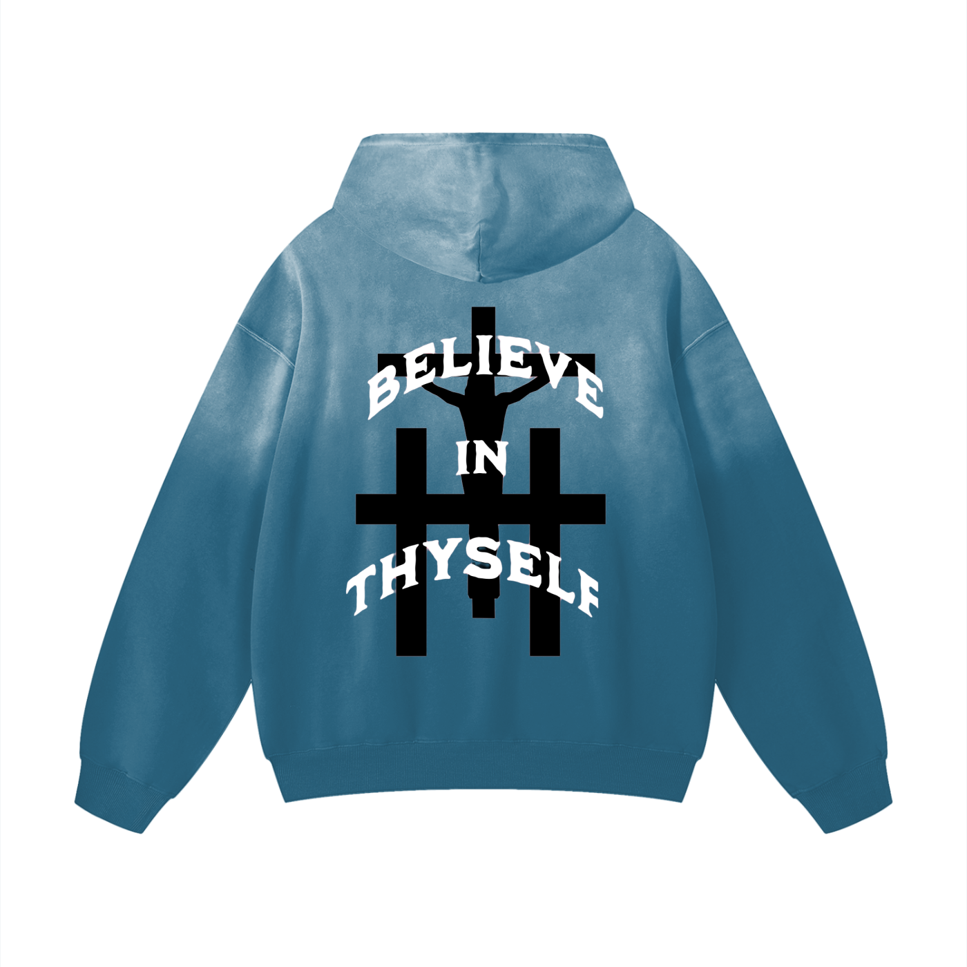 Mirror man INTHYSELF Heavyweight Sunfade Oversized Hoodie