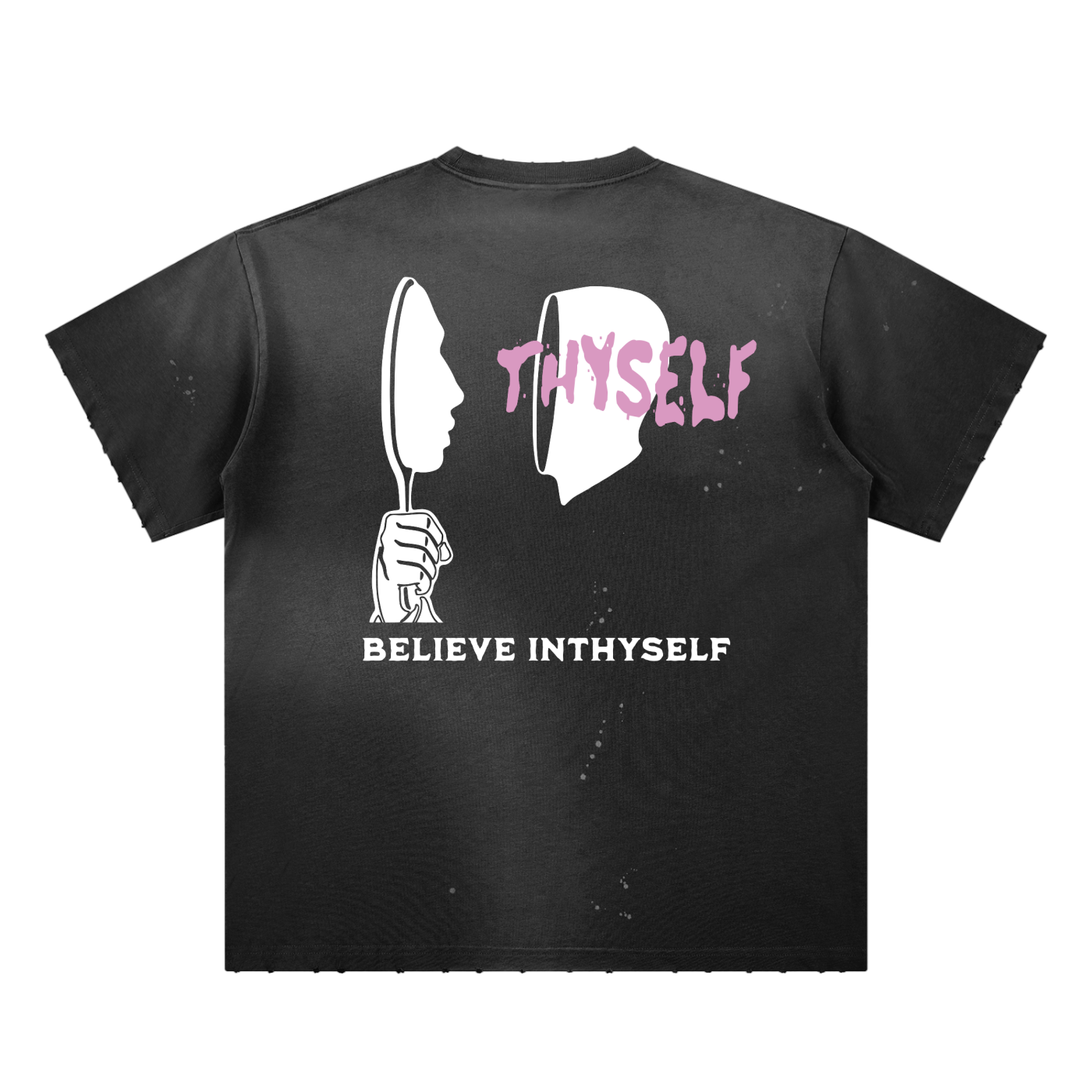 INTHYSELF Sunfade Paint Splatter T-Shirt