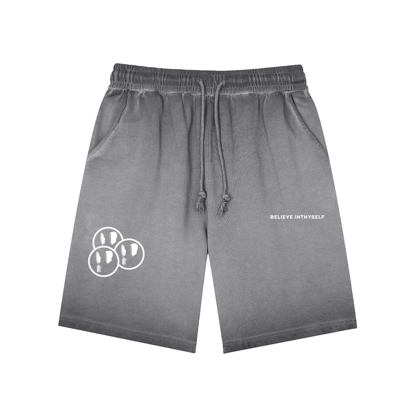 Believe INTHYSELF Reverse Dyed shorts
