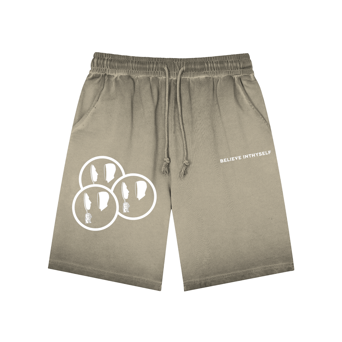 INTHYSELF Reverse Dyed shorts