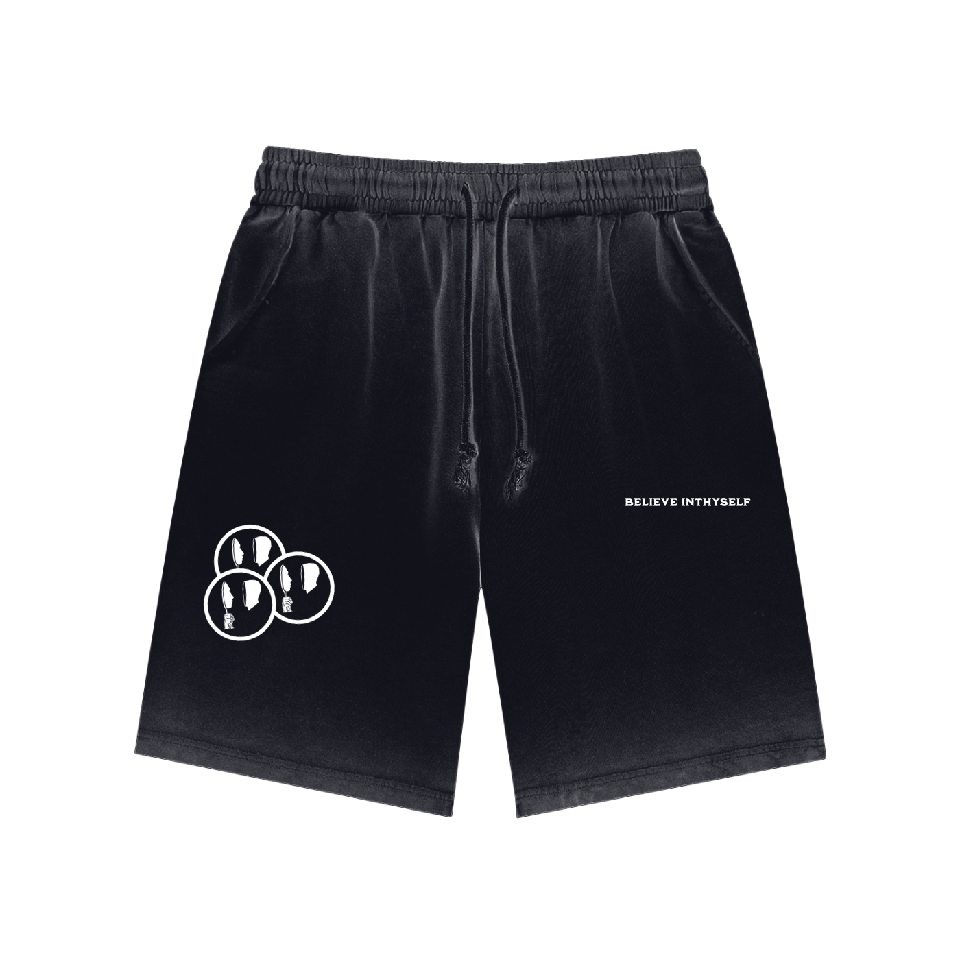 Believe INTHYSELF Reverse Dyed shorts