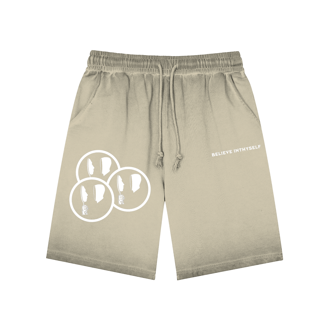 INTHYSELF Reverse Dyed shorts