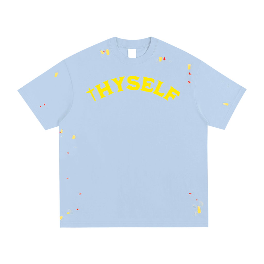 INTHYSELF Starry Paint Splatter T-Shirt
