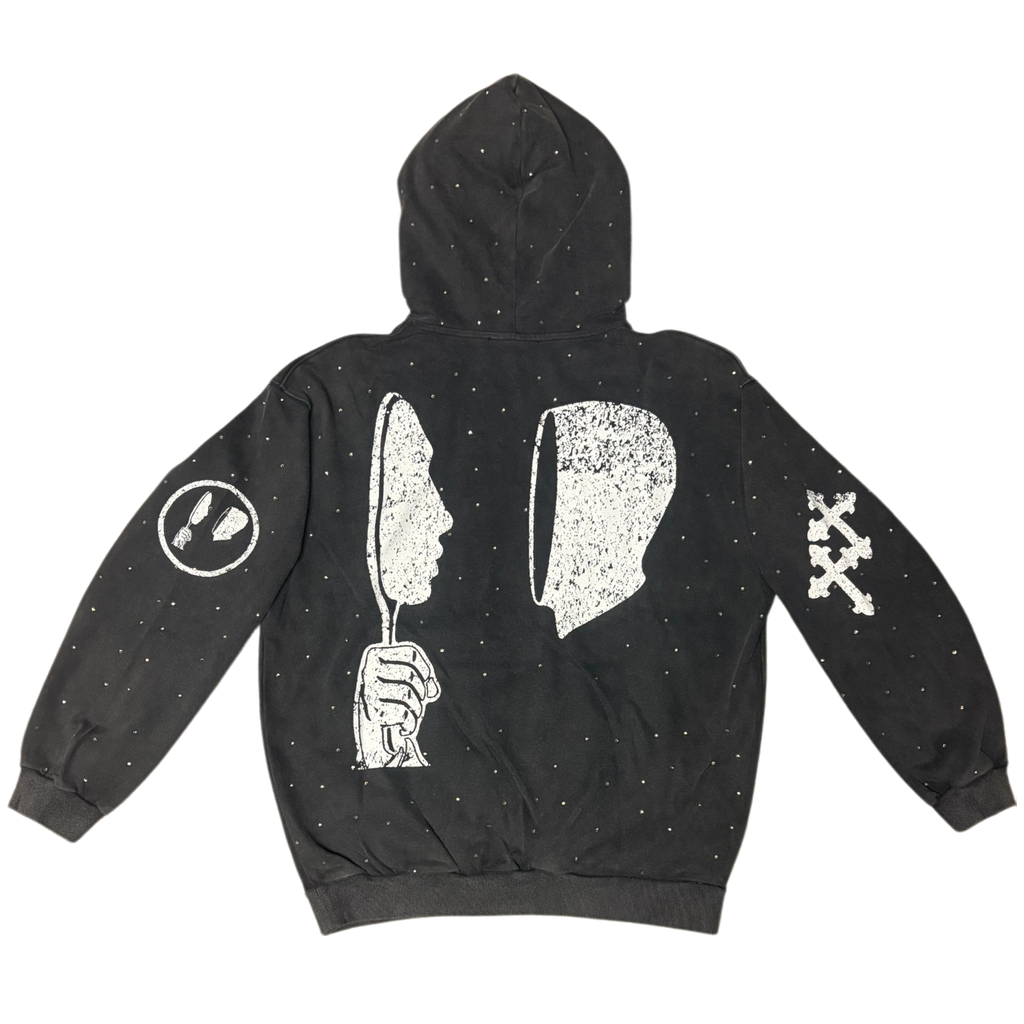 Unisex Rhinestone Hoodie