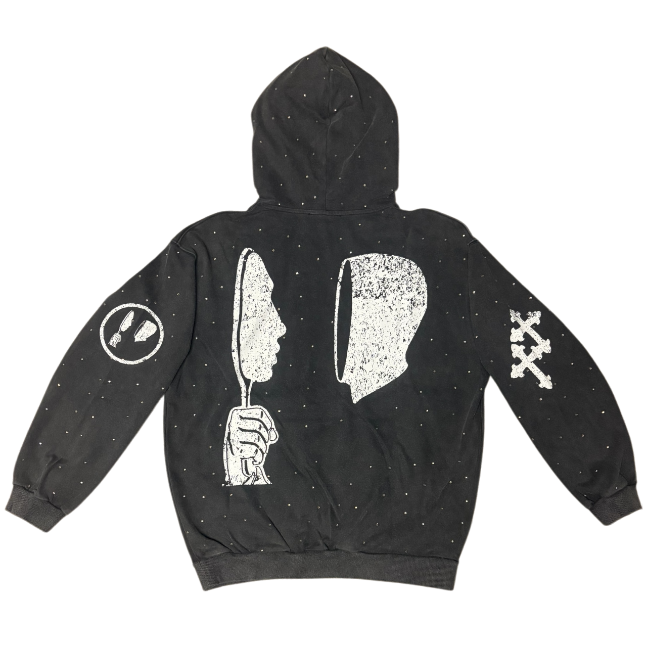 Unisex Rhinestone Hoodie