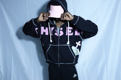 INTHYSELF ORIGINAL BLACK ZIPUP