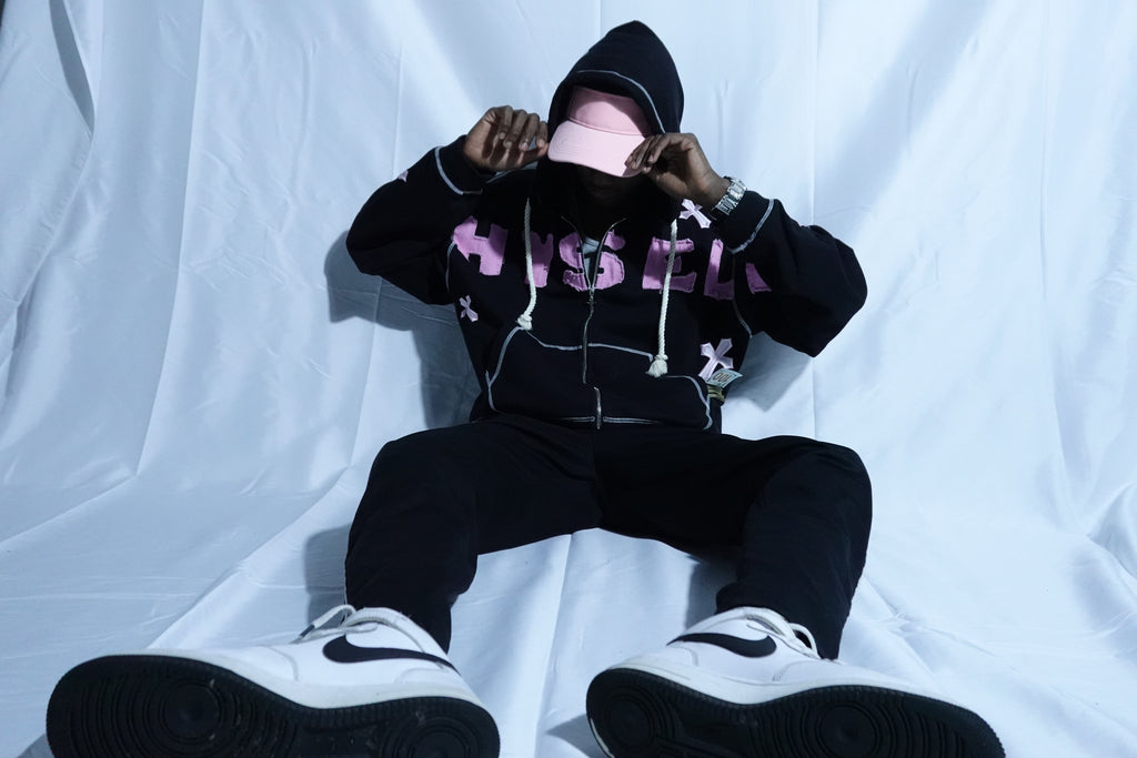 INTHYSELF ORIGINAL BLACK ZIPUP