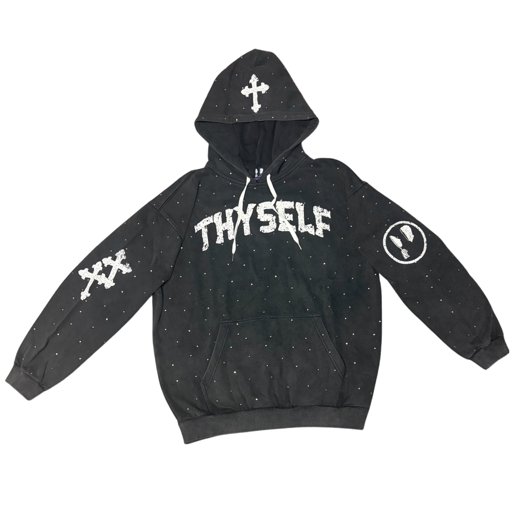 Unisex Rhinestone Hoodie