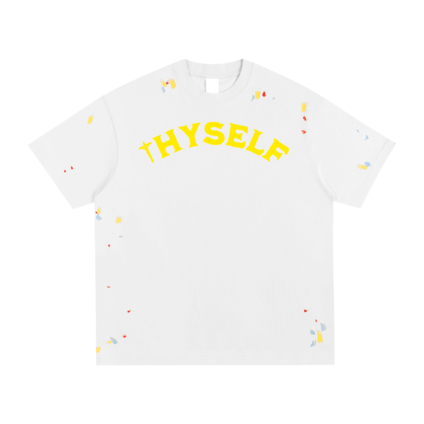 INTHYSELF Starry Paint Splatter T-Shirt