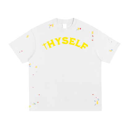 INTHYSELF Starry Paint Splatter T-Shirt