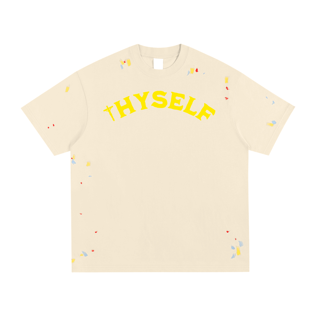 INTHYSELF Starry Paint Splatter T-Shirt