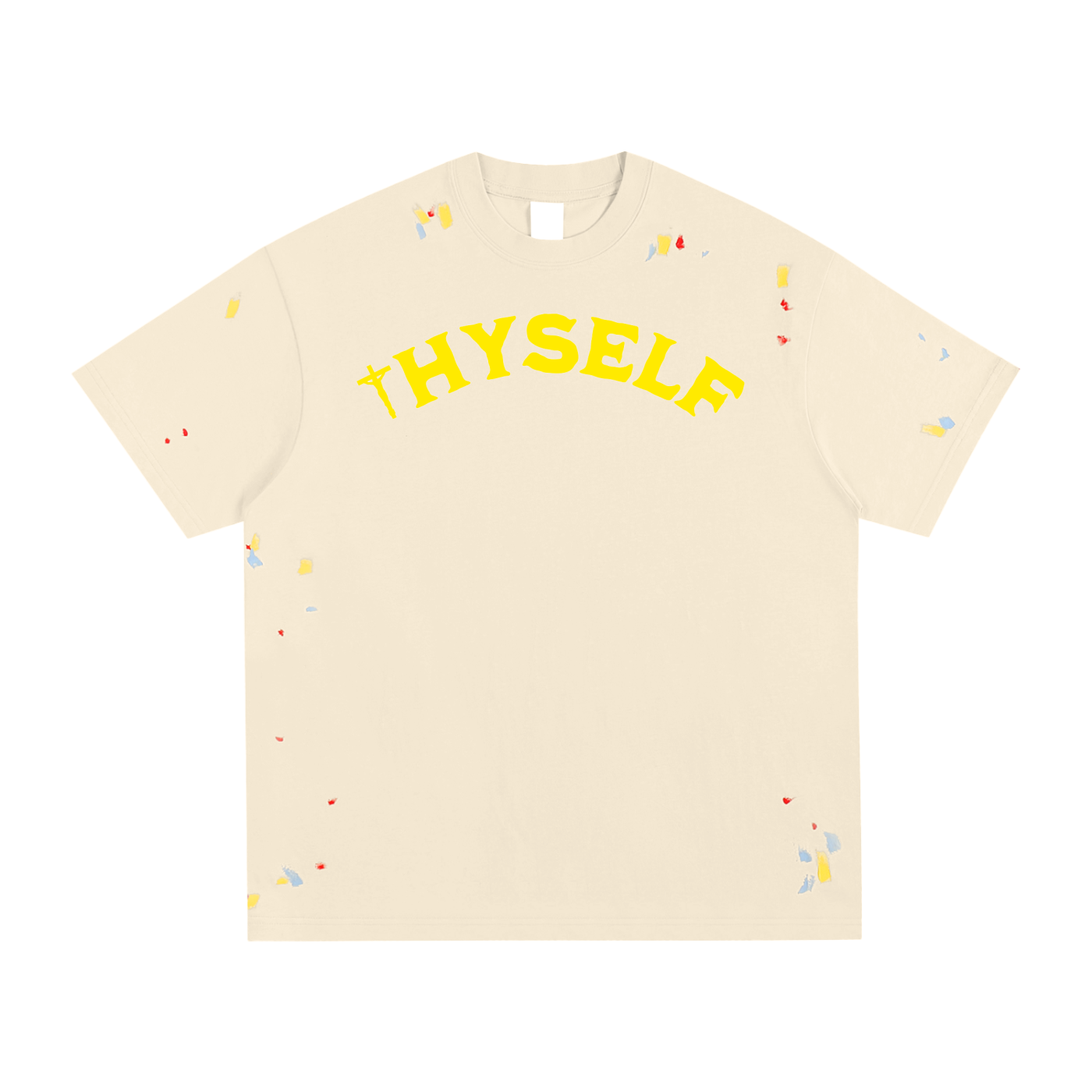 INTHYSELF Starry Paint Splatter T-Shirt
