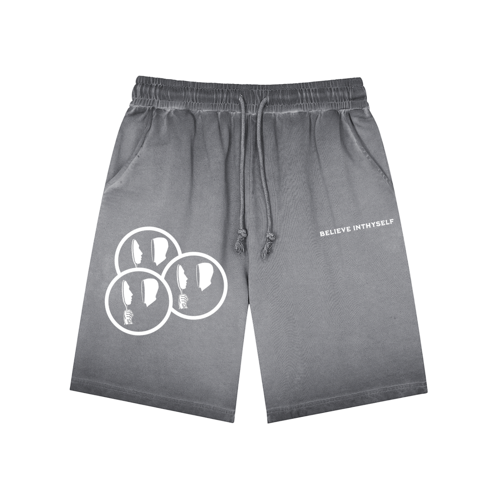 INTHYSELF Reverse Dyed shorts