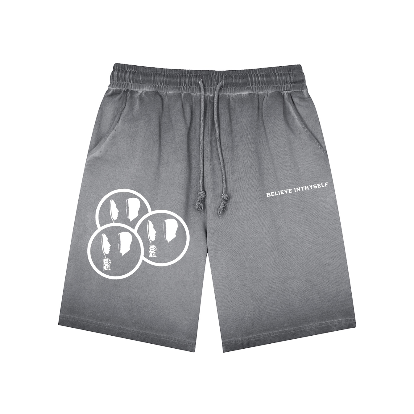 INTHYSELF Reverse Dyed shorts