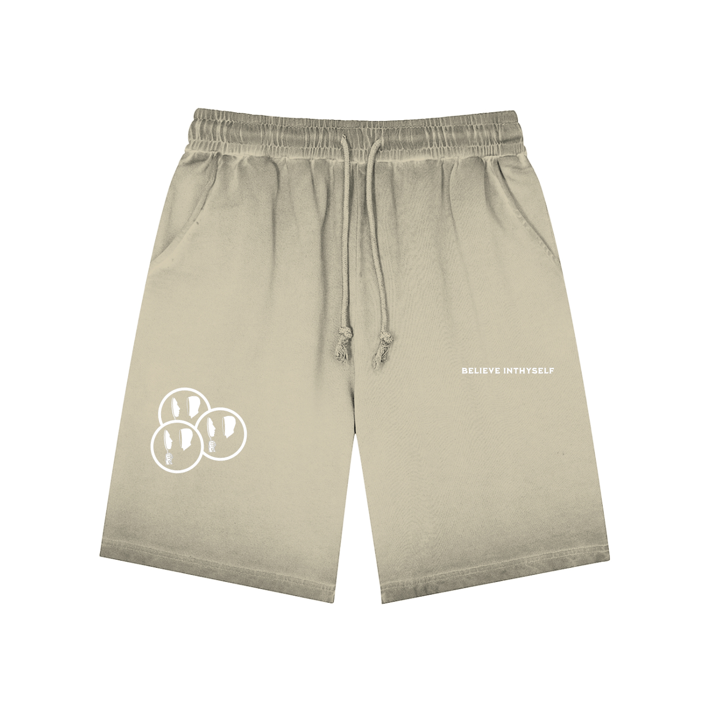 Believe INTHYSELF Reverse Dyed shorts