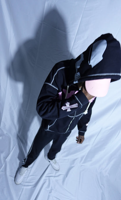 INTHYSELF ORIGINAL BLACK ZIPUP