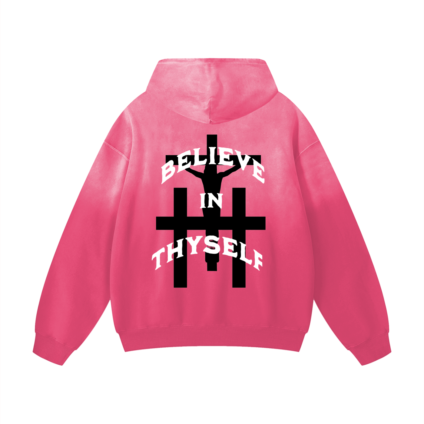 Mirror man INTHYSELF Heavyweight Sunfade Oversized Hoodie